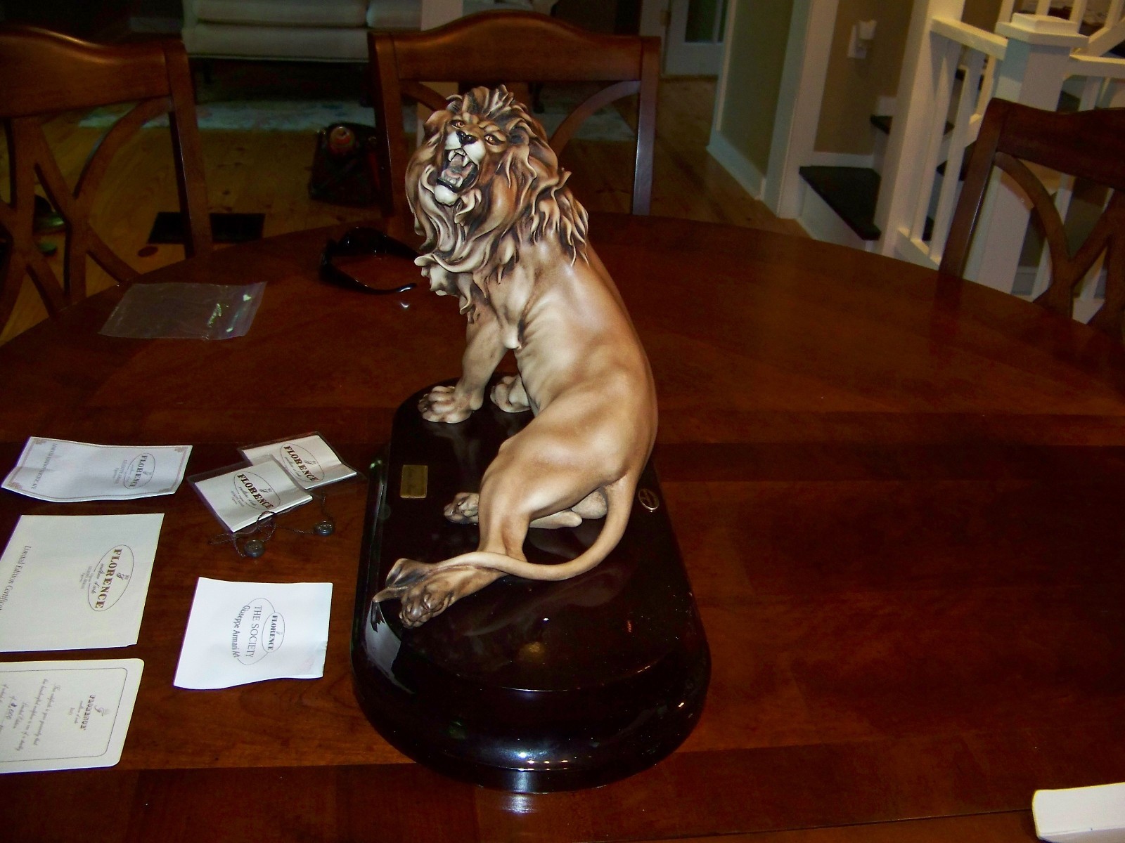 Giuseppe Armani Lions Roar 1842S Sculpture With Box 37/950 Rare