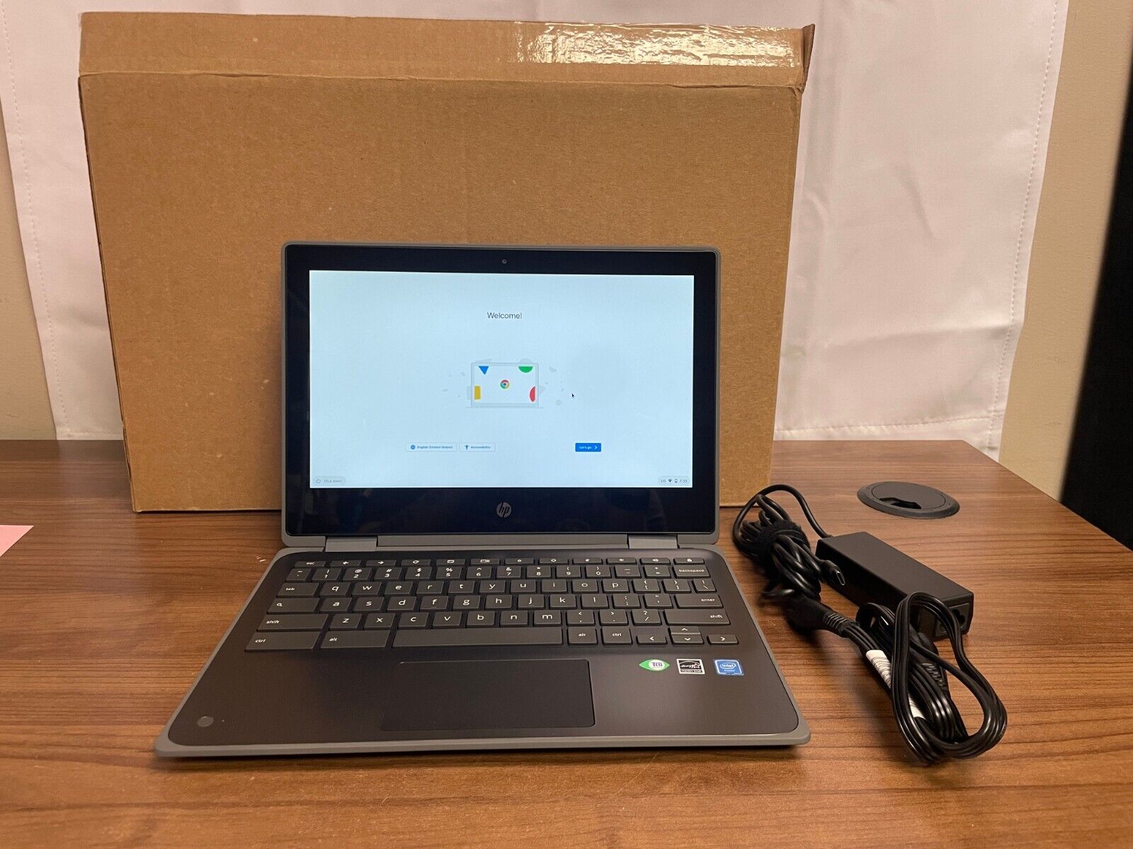 HP Chromebook 11-v010nr Gray Intel Celeron N3060 Chrome OS Laptop 4+16GB HP Chromebook 11-v010nr Gray Intel Celeron N3060 Chrome OS Laptop 4+16GB