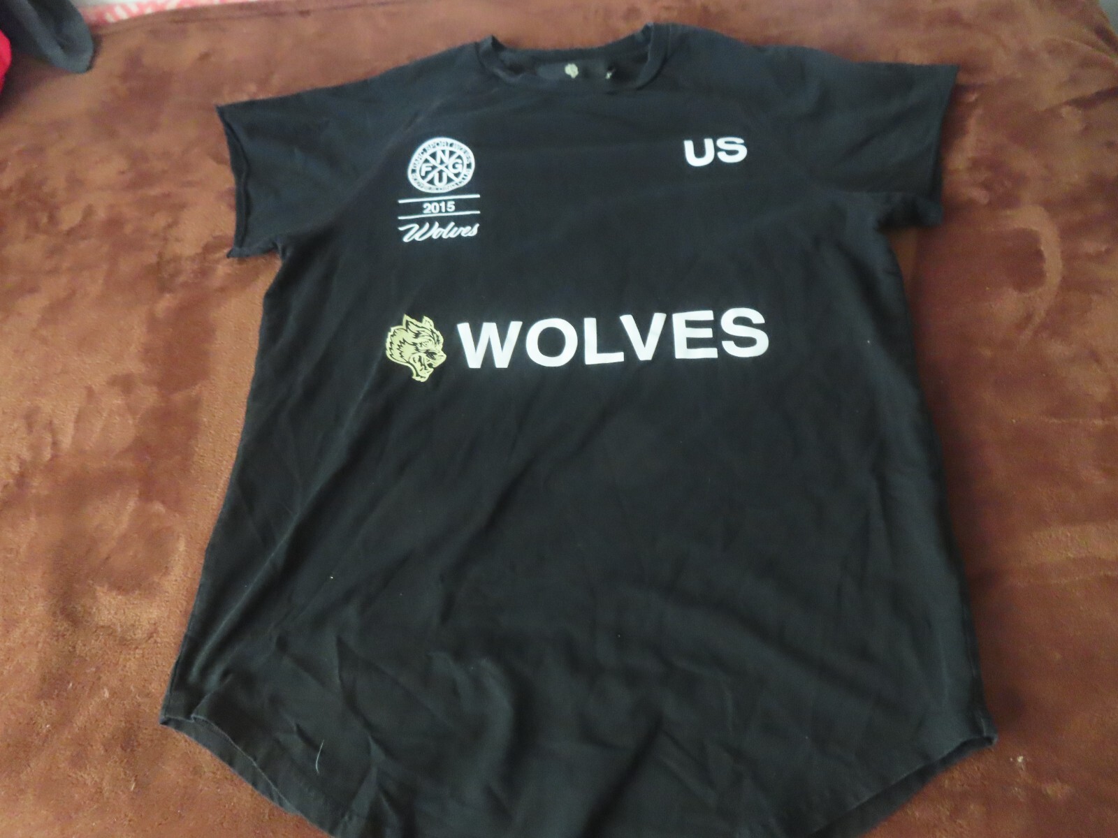 DARC SPORT WOLVES Tシャツ 2015 Darc Sport Wolves Body Building Club Oversized T Shirt Black