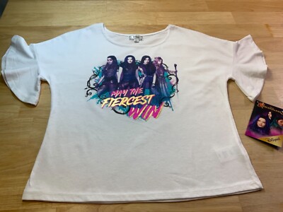 New Disney Descendants 3 Girl s T-Shirt says May The Fiercest Win*