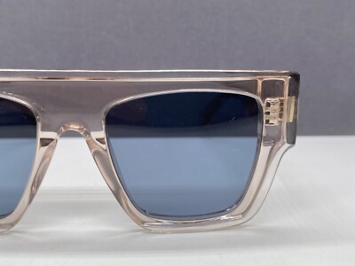 Celine Sonnenbrille Damen Grau Transparent Quadratisch Rechteckig   CL 40014 I