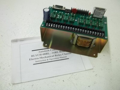 AUTOTECH CONTROLS ASY-RLYCH-08RL RELAY CHASSIS *NEW NO BOX*