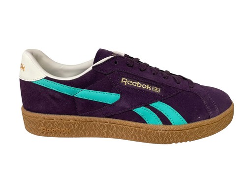 Reebok Men Sneaker Casual Club C Grounds UK 100201229 Plum Green Size 9 M