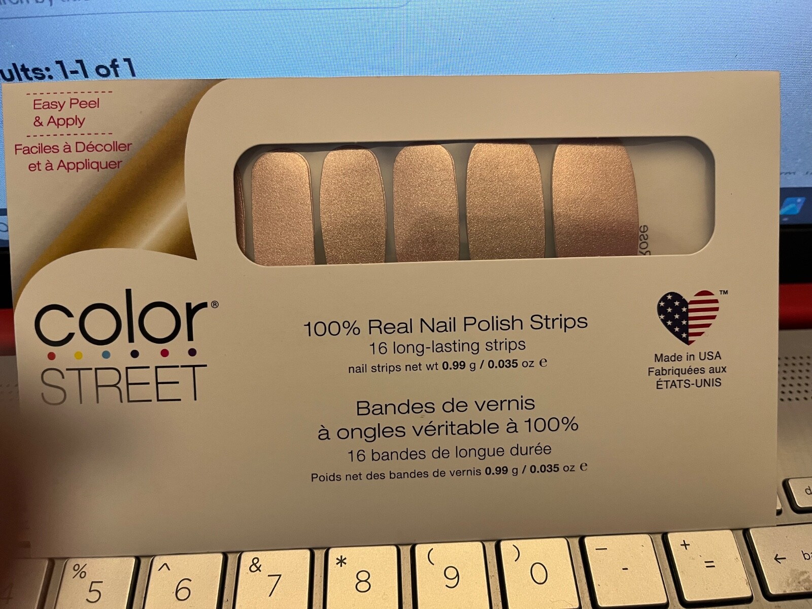 New Color Street MAY 2025 Hostess Exclusive GILDED ROSE Nail
