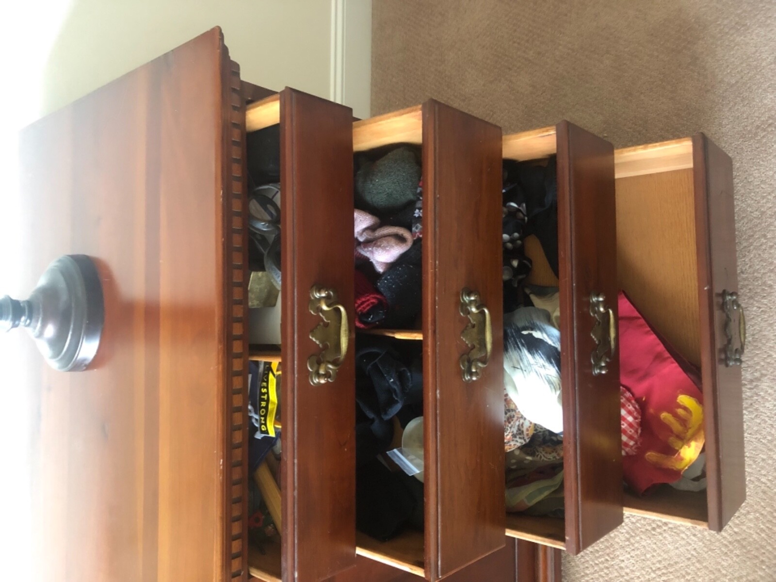 Davis Cabinet Company Solid Burly Cherry Dresser Model No 378