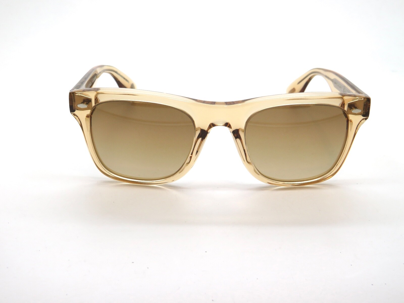Pre-owned Oliver Peoples Mister Brunello Cucinelli Ov5519su 1765q4 Photochromic Sunglasses In Chrome Amber
