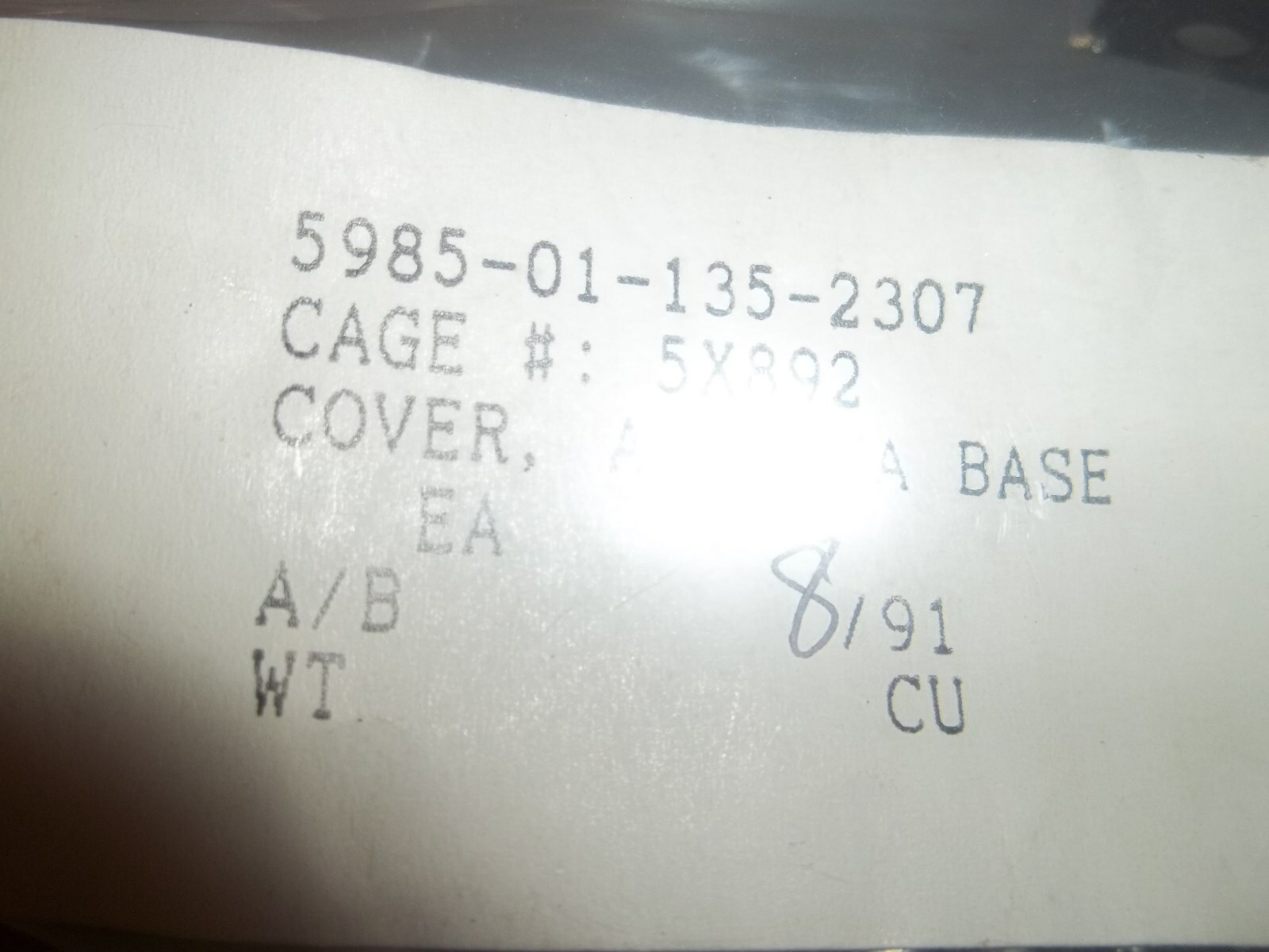 military truck jeep radio antenna base cap rt-524 vrc-12 hmmwv m998 mx-6707 m151