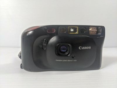 canon sureshot joy date 35mm film camera Not Tested, Battery compartment clean