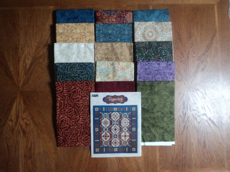 Tapestry Quilt Kit by Wing and A Prayer.  King Size Timeless Treasures Fabric