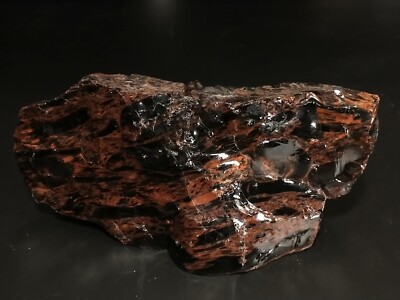 Obsidian Mahogany Rough Crystal, No Polish, 100% Natural, 3.0 lbs