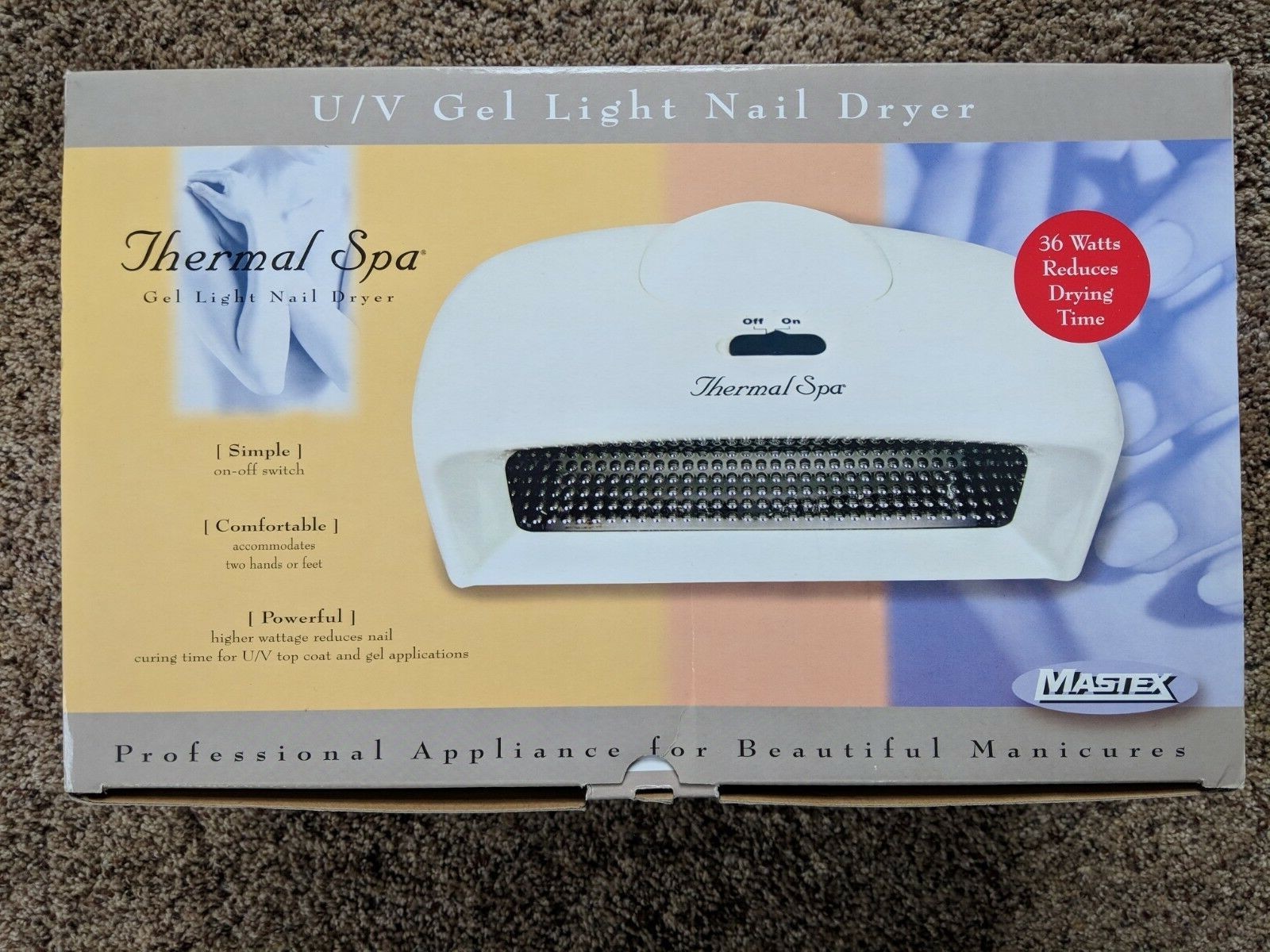 THERMAL SPA Professional Gel Light Nail Dryer Unused!