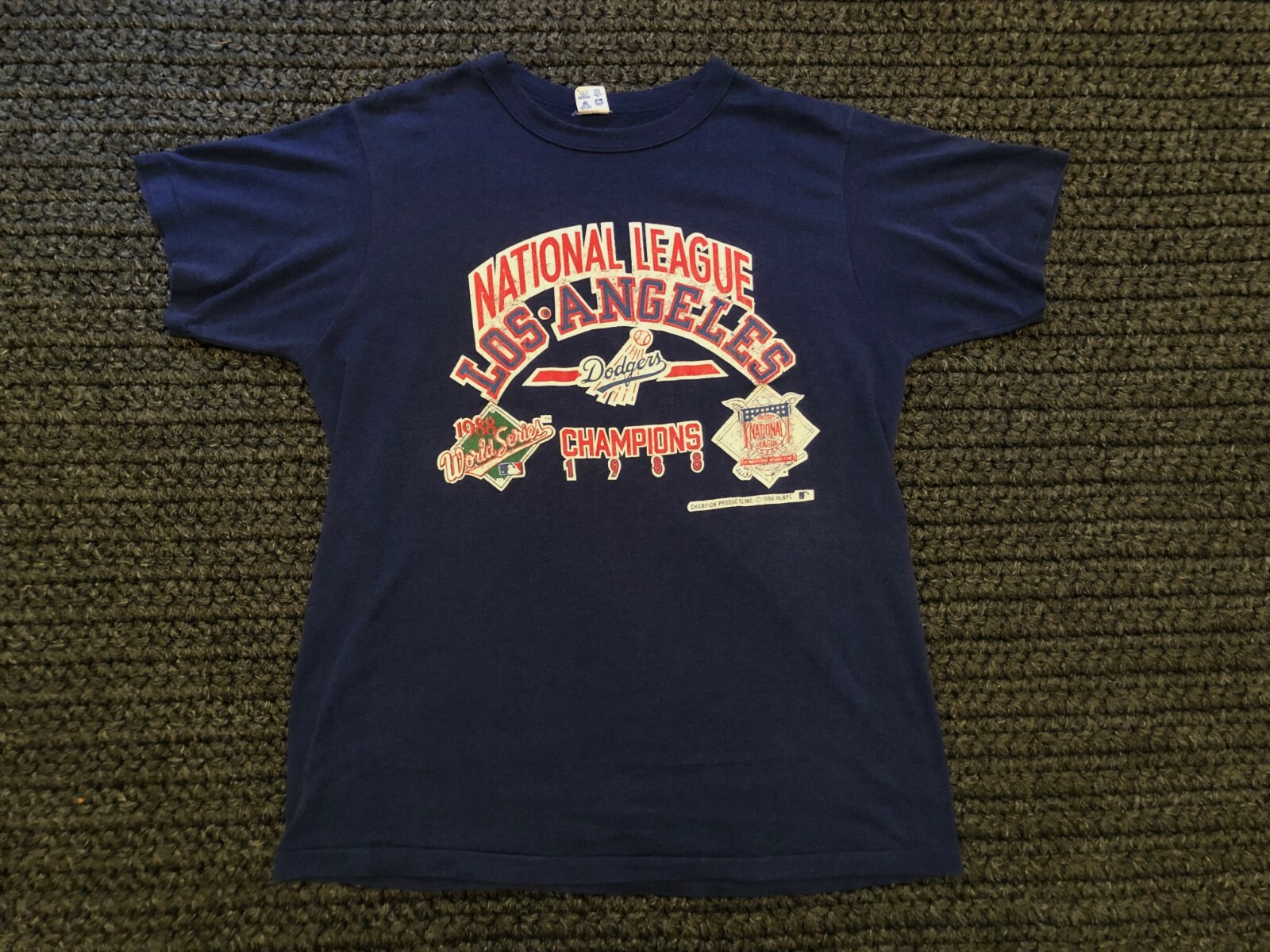 1988 LA Dodgers World Series Champions MLB Vintage