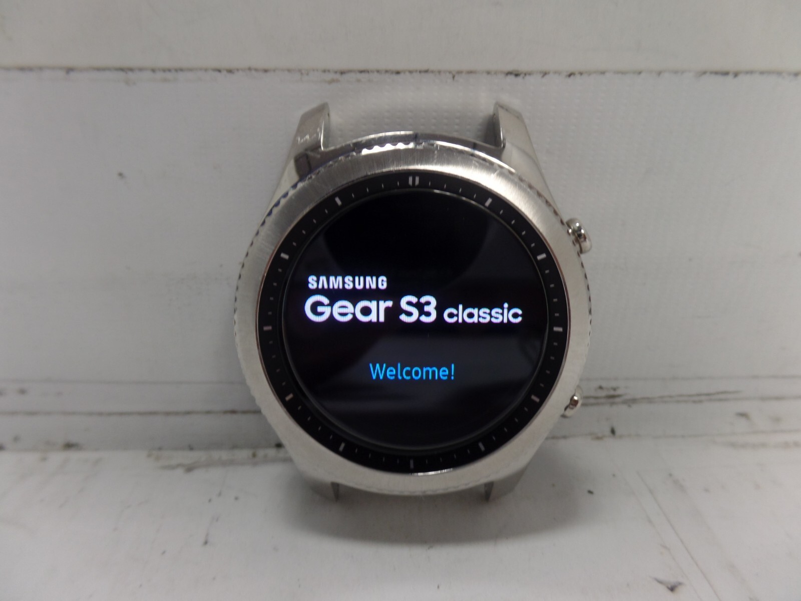 S3 Classic Smartwatch 46mm Stainless Verizon Silver Sm-r775v Read
