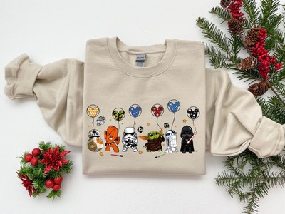Star Wars Character Shirt, Star Wars gift Shirt, Star Wars Disney Baloon Tee, St