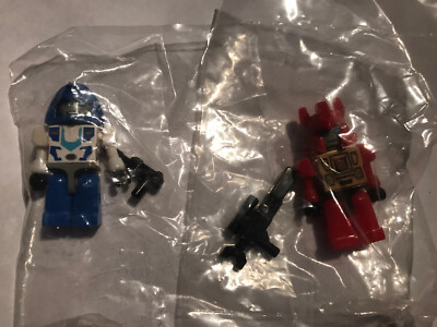 Kre-o Kreon Mirage & Sentinel Prime - Transformers Rare! HTF!  G1 Color! Mini