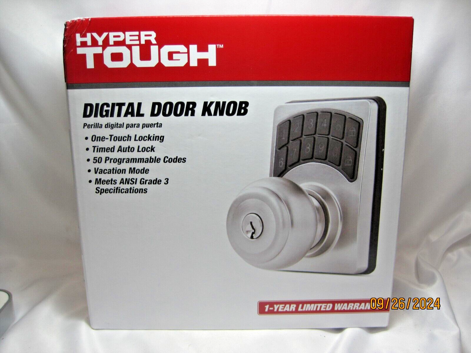 Hyper Tough 1752008 Digital Ball Knob - Satin Nickel NEW | eBay