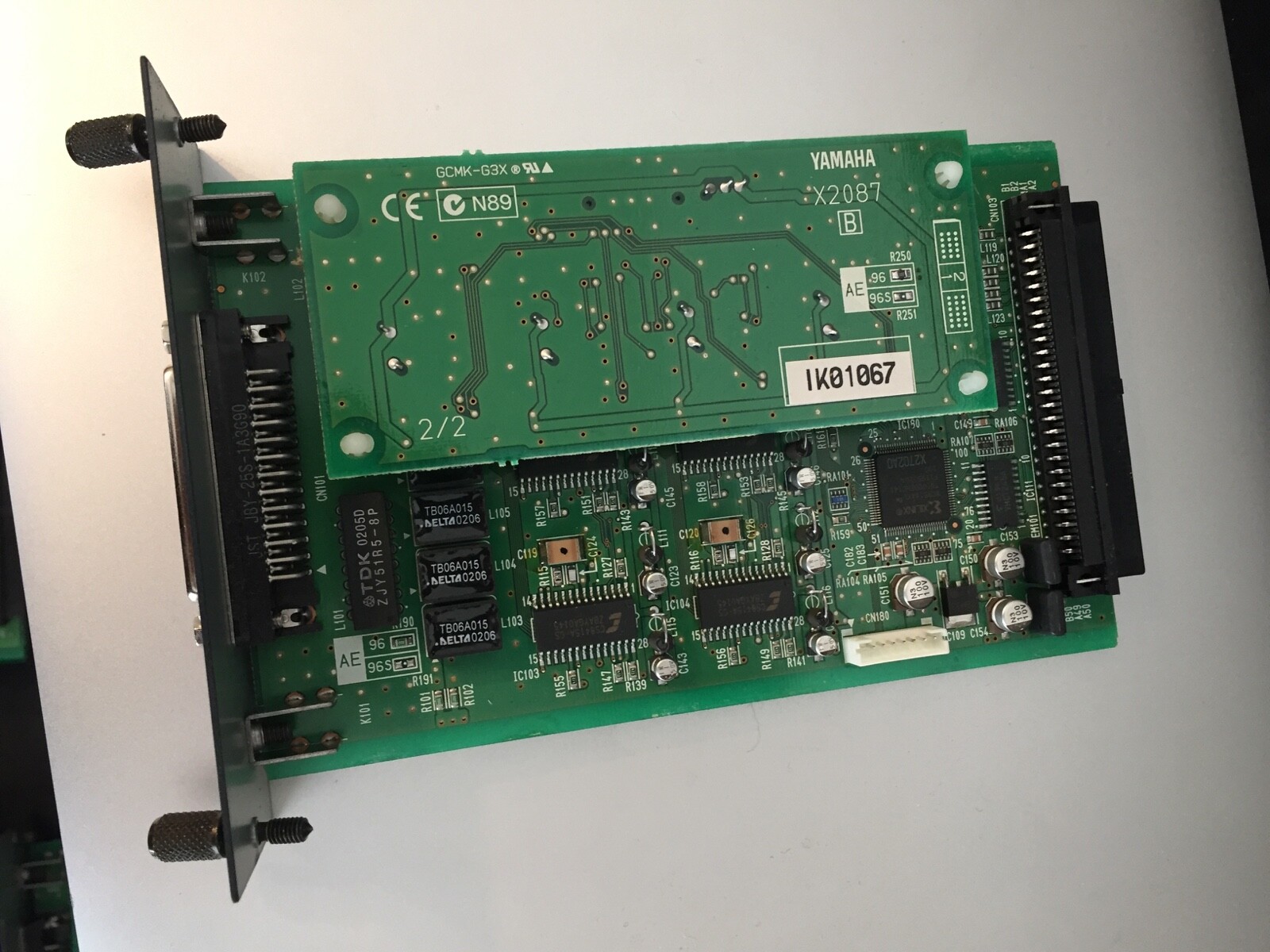 Yamaha MY8-AE96 AES EBU card 96kHz - LS9 M7CL DM 1000 2000 PM5D