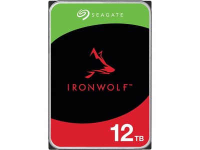 Seagate Ironwolf 12TB NAS Hard Drive 7200 RPM 256MB Cache SATA 6.0Gb/S CMR 3.5'' 