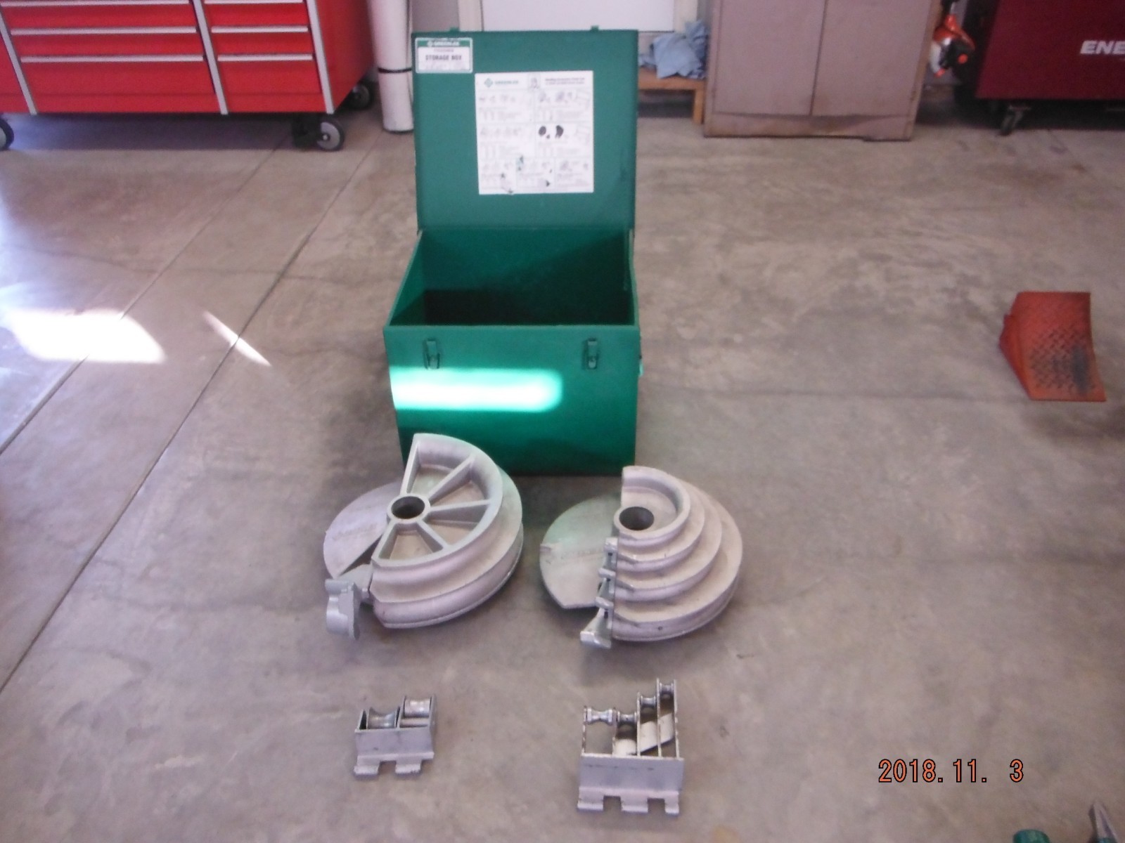 Greenlee 555CX  2 Shoe Groups EMT & IMC-RMC Redlands , CA