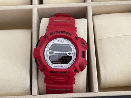 Casio G-Shock Mudman Red G-9000MX-4D 3031 200M 46mm Honda motocross theme  watch