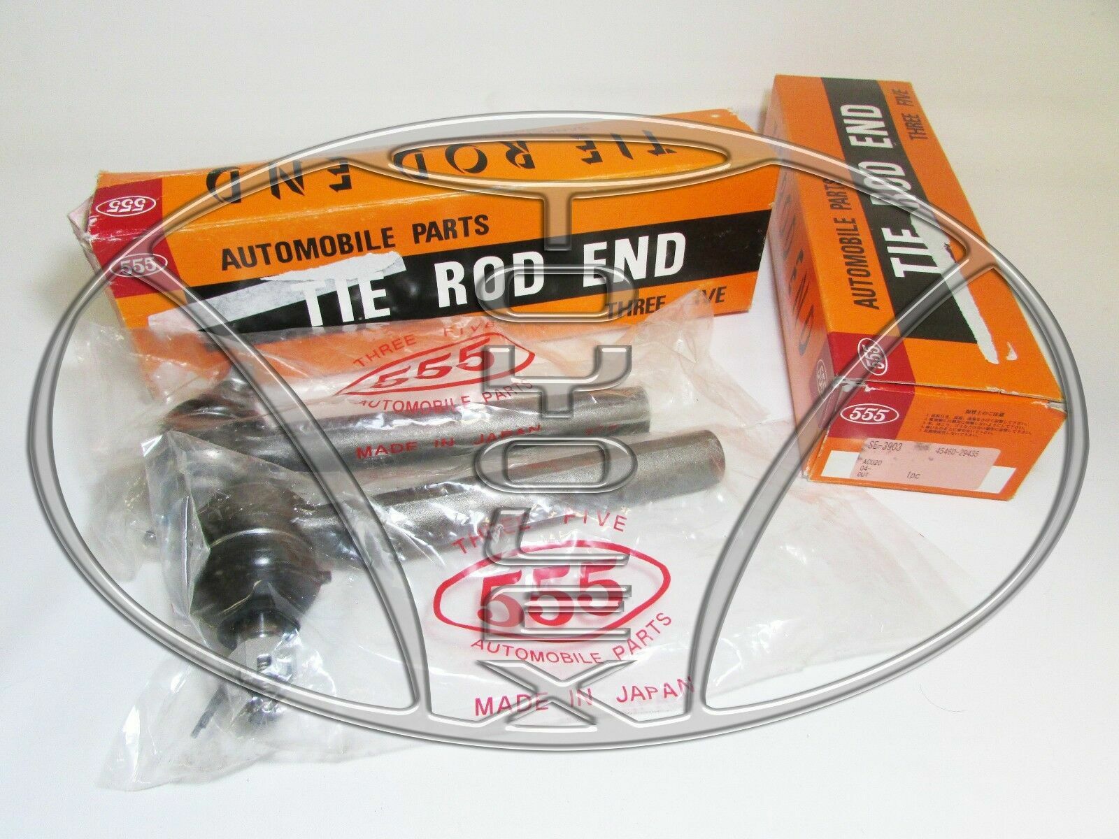NEW SANKEI 555 OEM OUTER TIE ROD END SET QTY 2 45046-09210