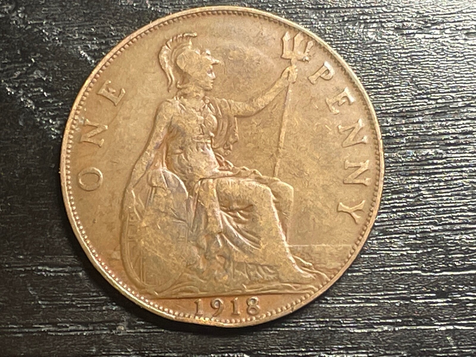 【希少】エラーコイン？イギリスハーフペニー1918 1918 Great Britain 1 Penny Coin | eBay