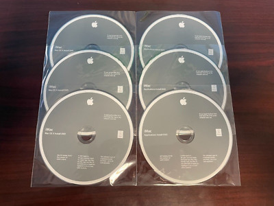 Apple iMac Mac OS X 10.6.2 Install DVD & Application Install DVD Bundle