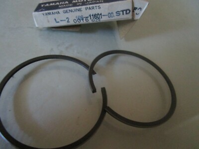 NOS Yamaha 67-70 YL2 YL2C L5TOEM Piston Ring Set std 166-11601-00-00