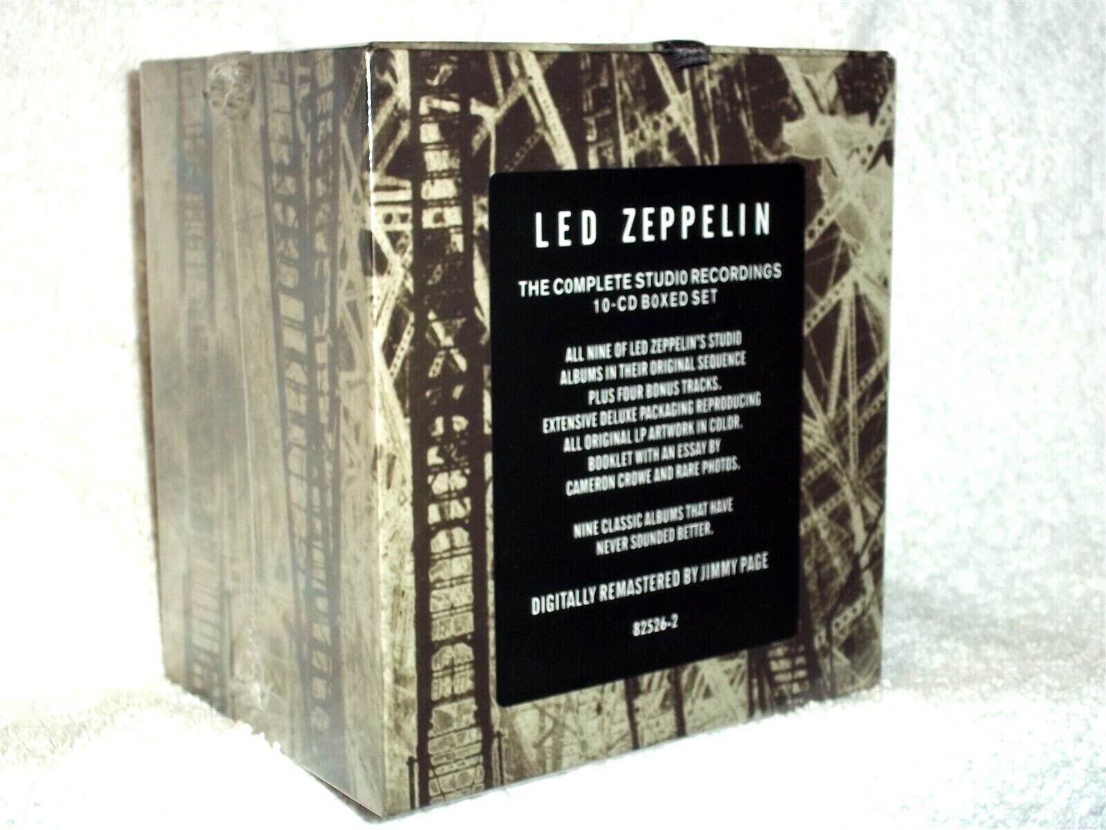 Led Zeppelin Box Set (CD, 1990 10-Disc) hard rock heavy Led Zeppelin Box Set (CD, 1990 10-Disc) hard rock heavy