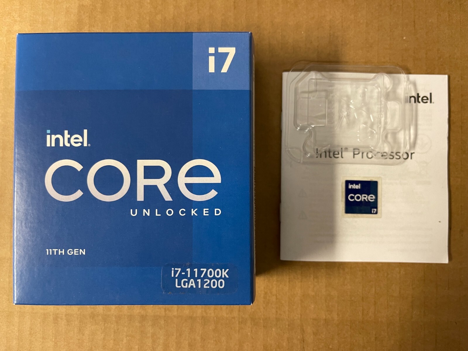 Intel CPU  core  i7-11700K   新品未開封 CPU i7-11700K Intel すばらしく 新品未開封