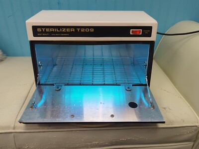 Vintage UV Sterilizer T209 For Beauty Salon Barber Nails Tattooing Equipment 