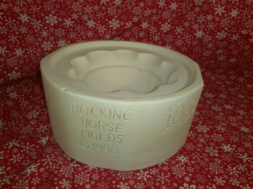 Rocking Horse Mold 105 Violet Pot Porcelain or Ceramic Slip Casting Molds