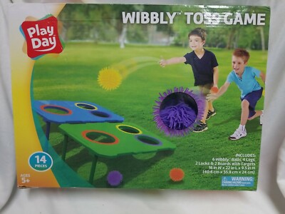Play Day Wibbly 14 Piece Toss Game Ages 5+ Brand New Sealed!