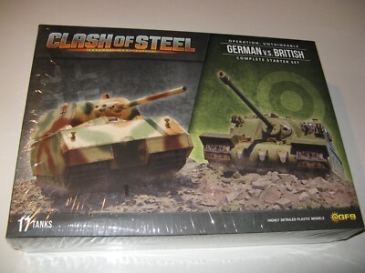 Clash of Steel German vs. British Starter Set NIS tabletop tank battles GF9