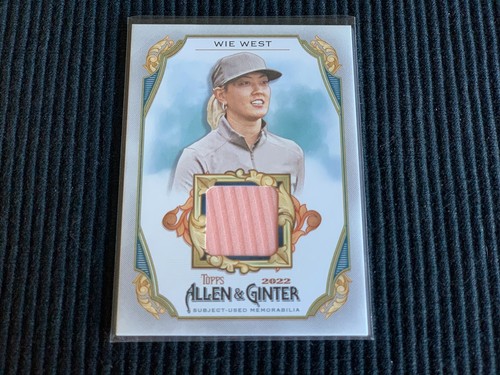 2022 TOPPS ALLEN GINTER MICHELLE WIE WEST *RELIC CARD