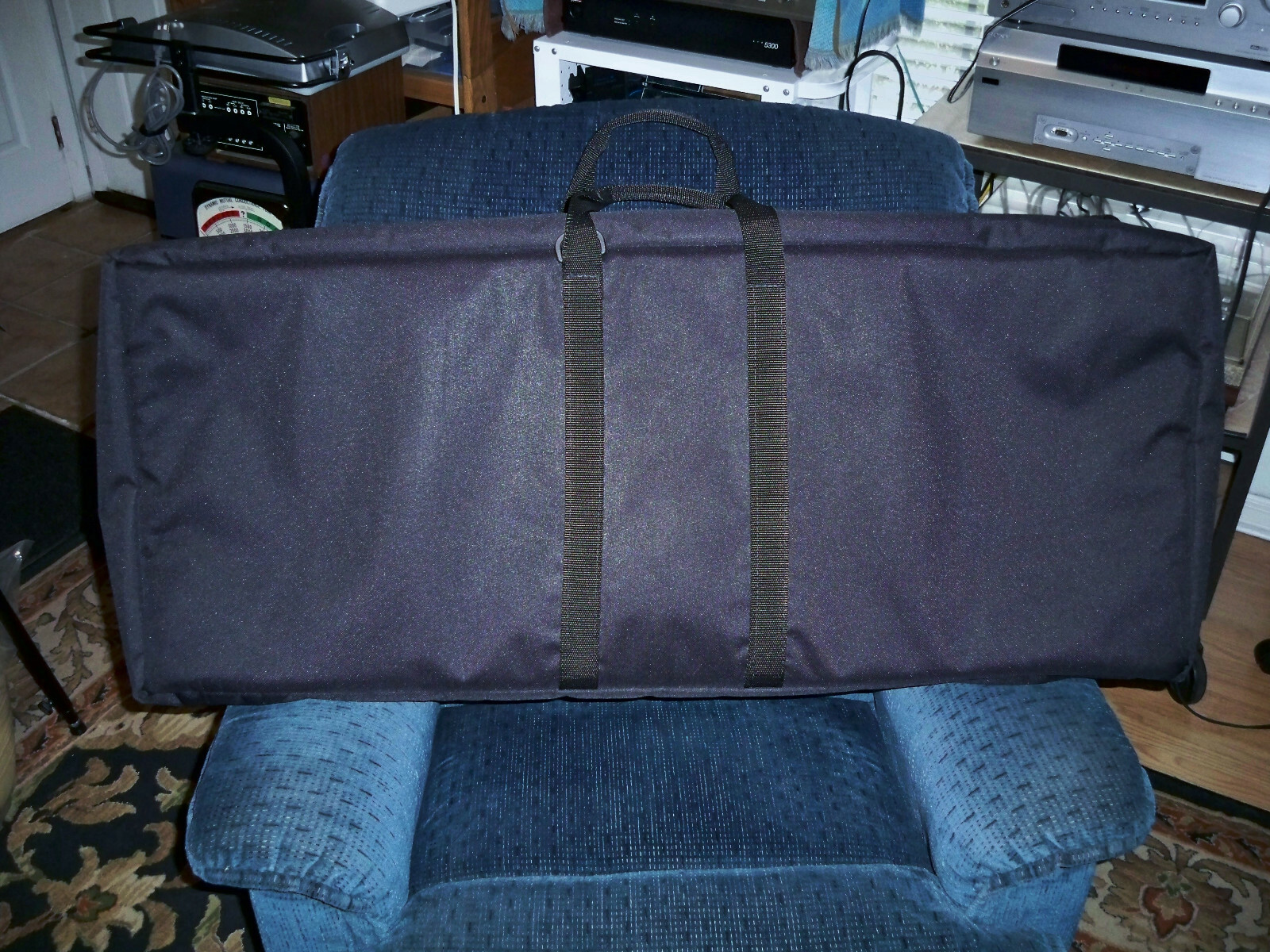Keyboard Synthesizer Carry Case 61 & 76 Key ~ PADDED RED VELOUR ~ 18x42x7