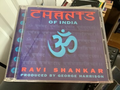 Ravi Shankar Chants of India CD Produced by George Harrison of the Beatles