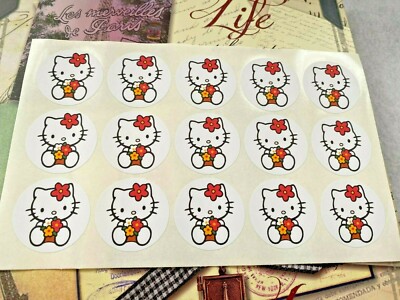 Sanrio Hello Kitty Flower Bouquet Stickers Scrapbooking 