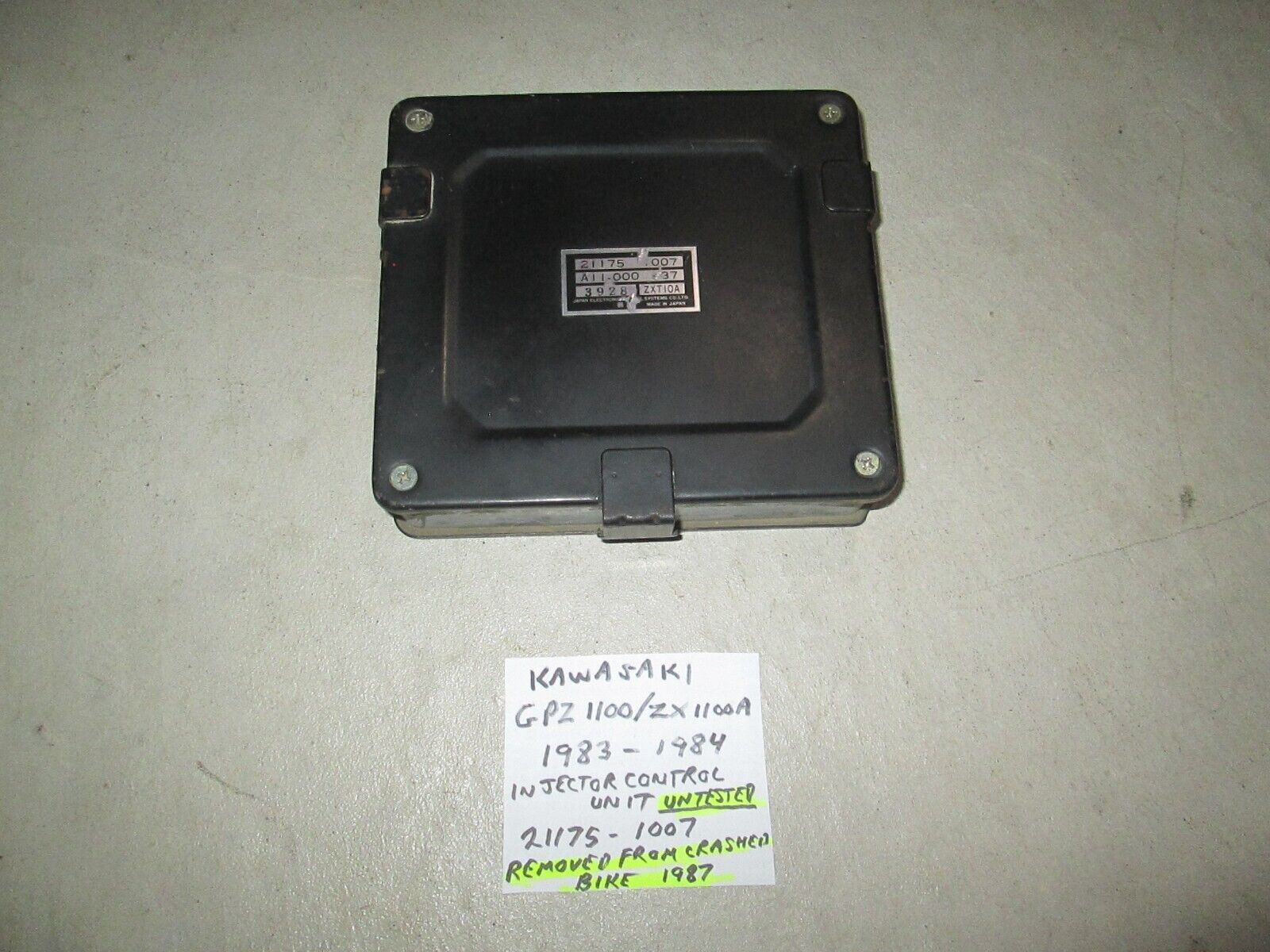 Kawasaki 1983 - 1984 GPZ1100 / ZX1100A NINJA INJECTION Kawasaki 1983 - 1984 GPZ1100 / ZX1100A NINJA INJECTION