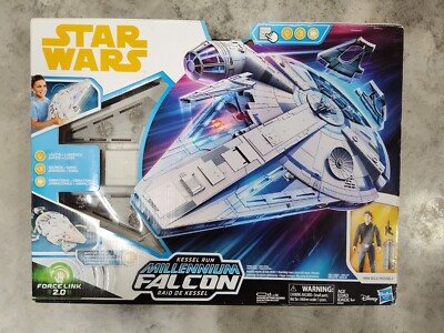 Star Wars Force Link 2.0 Kessel Run Millennium Falcon with Han Solo Figure NIB!1
