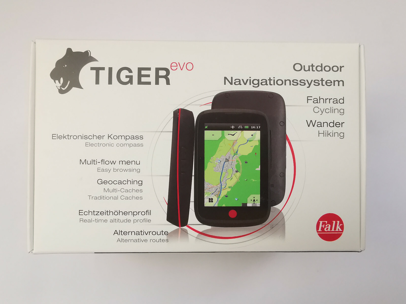 falk gps tiger evo fahrrad navigationssystem