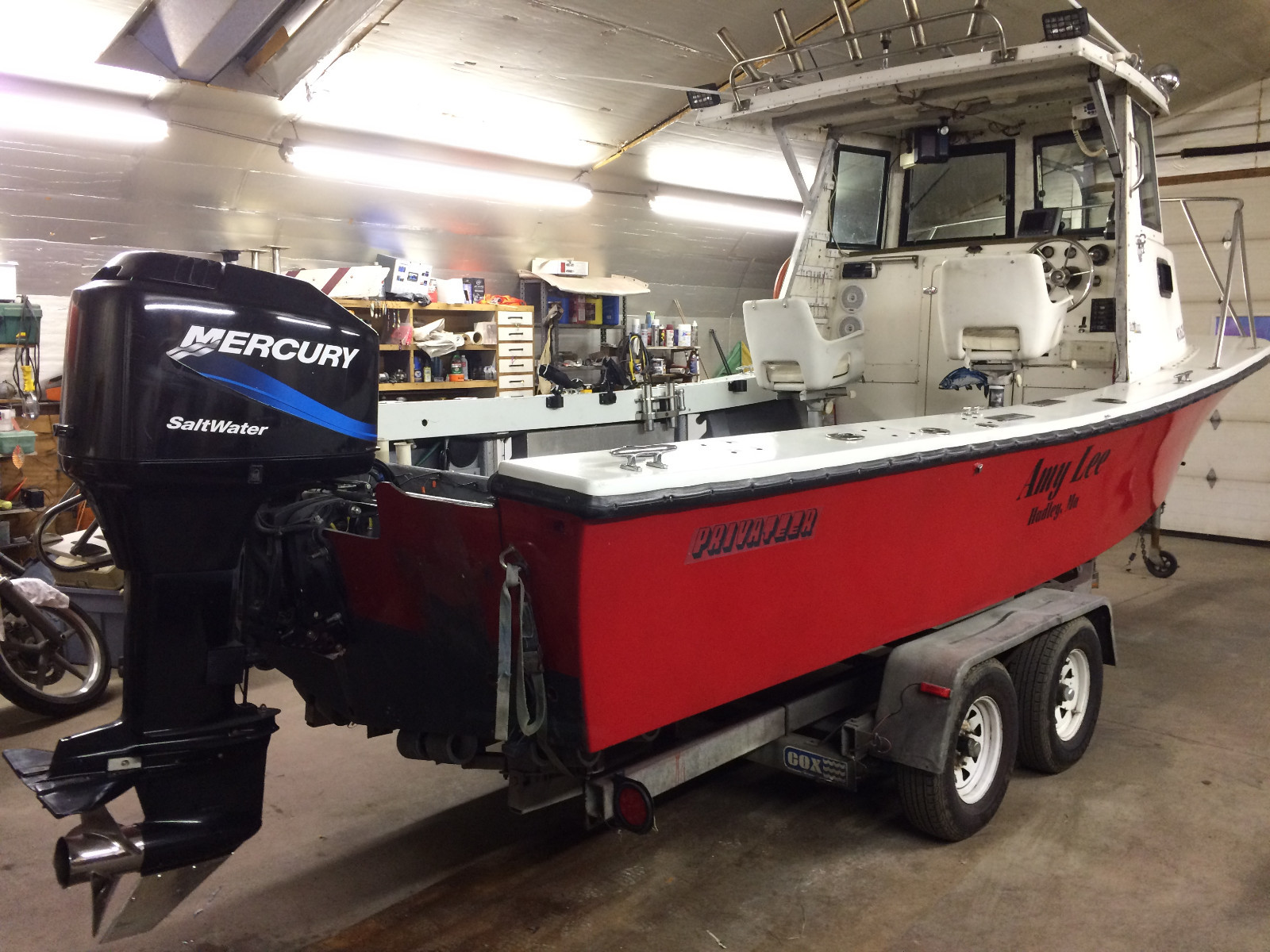 PRIVATEER BOAT FOR SALE 1985 excellent condition MOTOR 200 HP