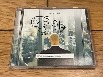 Signed Moby Cd Hotel Autographs Pop Rare Collectible 