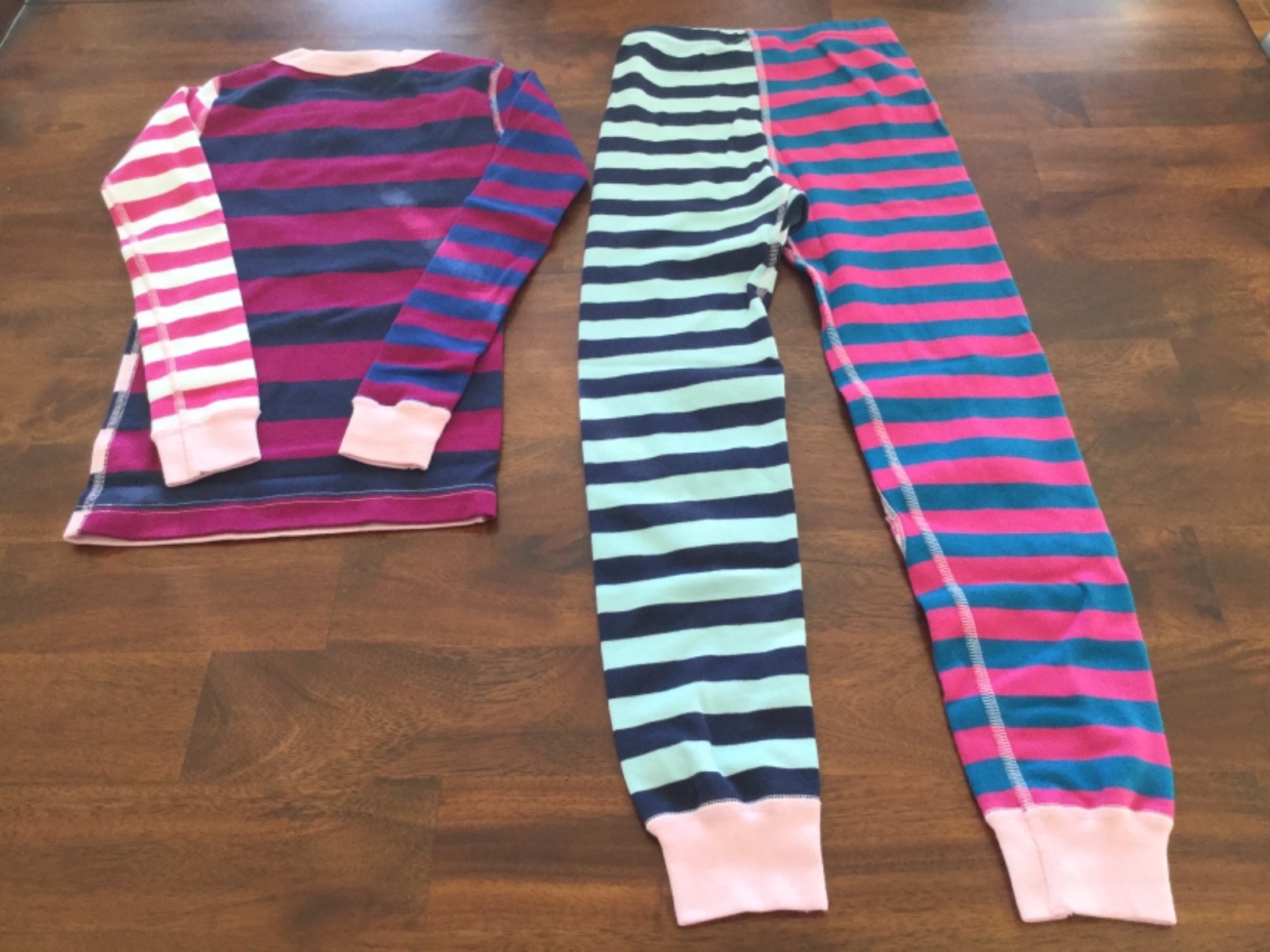 Hanna Andersson size 120 girls mix it up long johns NWT