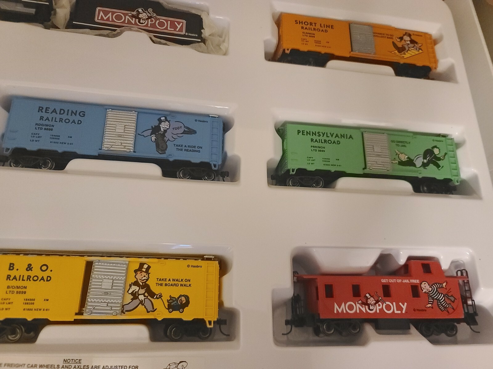 1998 Bachmann Monopoly HO Scale Train Set New In Box | eBay