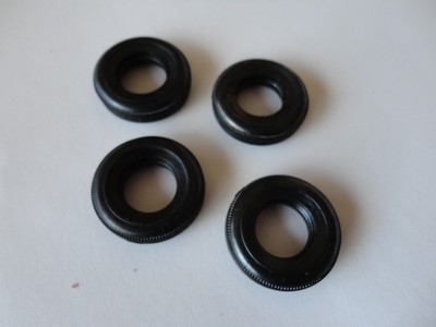 VINTAGE ORIGINAL 125 AMT 1963 PONTIAC BONNEVILLE NOS BLACKWALL TIRES KIT 6623