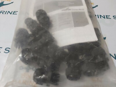 Cooper Crouse CAP452017 Exacap-Black 'E' Polyamid Kabel Drüse 20PCS Pin Tasche