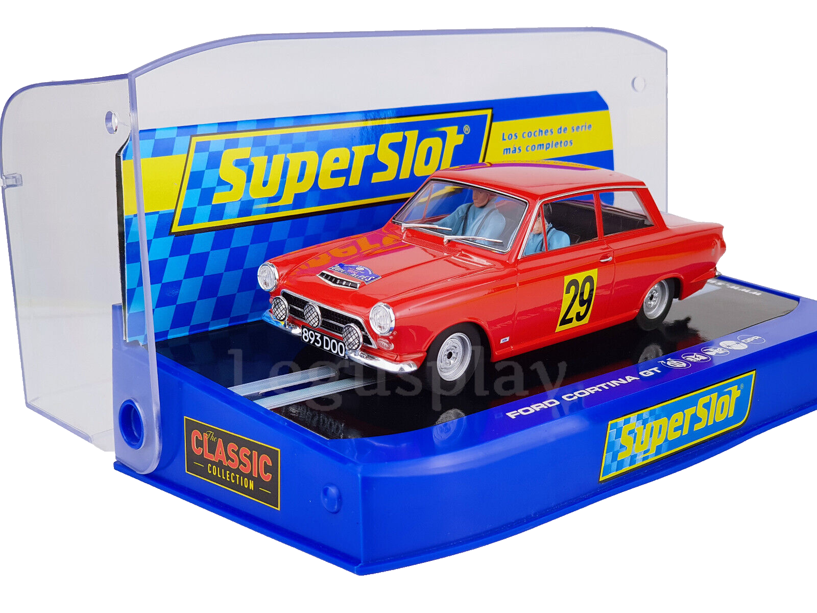 厳選スロットカー　Scalextric FORD CORTINA :Used Scalextric Ford Lotus Cortina GT No. 3 1964 East African