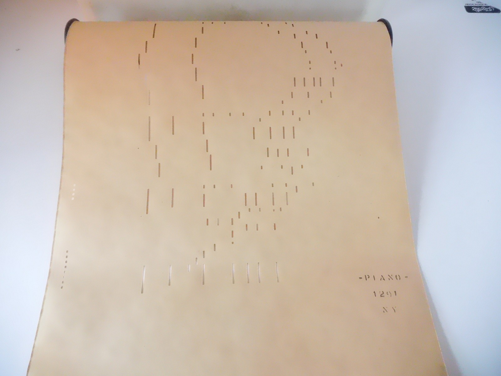 I'M A LONESOME LITTLE RAIN DROP - QRS Player Piano Roll 1291 -MARGIN REPAIRS