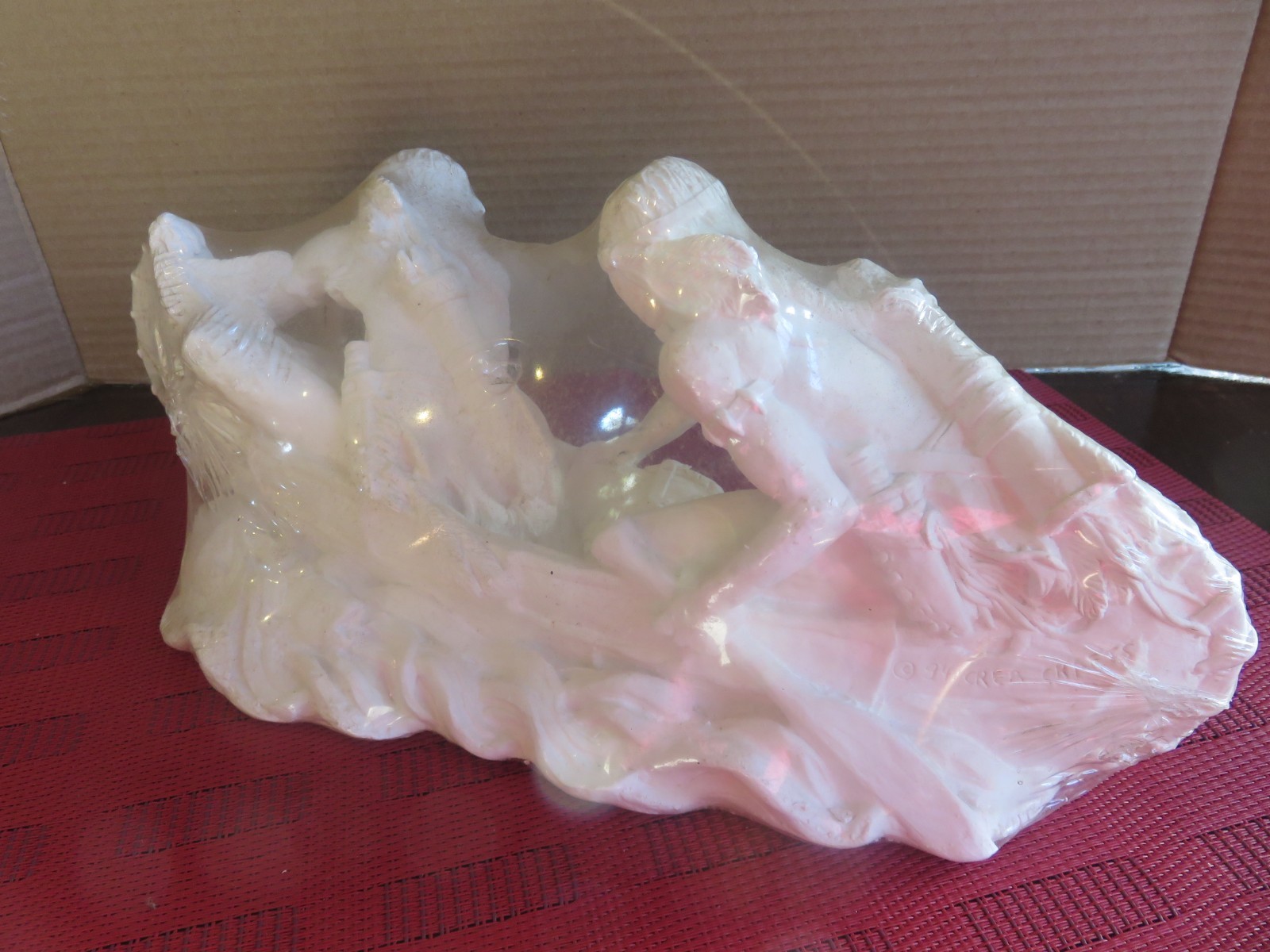 Creative Crafts Canoe Escape #20111 Paint by Numbers Statue-  New